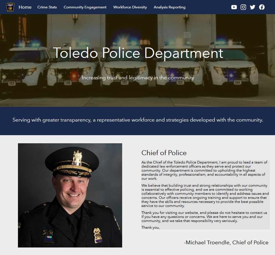 TPD Transparency Page